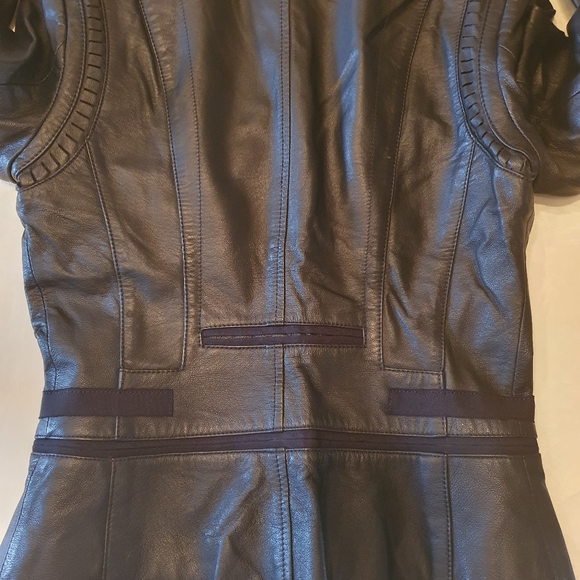 Danier Black Leather Jacket - Picture 2 of 6